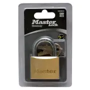 Master Lock 50mm ECONOMY PADLOCK Keyed Durable BRASS Body *US Brand