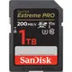 SanDisk Extreme Pro SDXC 1TB, V30, U3, C10, UHS-I, 200MB/s R, 140MB/s W 記憶