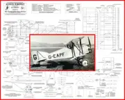 Model Airplane Plans (FF): AUSTIN WHIPPET 32" 1/8 Scale for .75cc (.049ci)