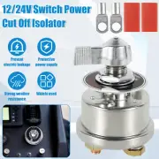Battery Disconnect Switch 12V/24V Safe Switch Power Cut Off Isolator FaouH