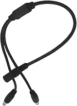 DC5521 Power Cable Female to Male Connector 5.5x2.1mm Adapter Cord Wire for Security Cameras and Networking Devices
