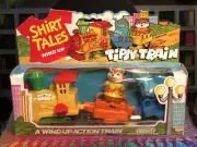 Shirt Tales TIPSY TRAIN Wind Up Action - Spinning Figures - MINT IN BOX! Galoob