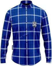 NRL 'Mustang' Flannel Polo - Canterbury Bulldogs - Flanno Shirt