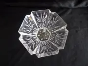 Vintage WMF Diamond Cut Lead Crystal Germany Candy Dish or Cigarette Ash Tray
