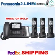 PANASONIC KX-TG9582B 2-LINE LINK2CELL - 1 CORDED PHONE + 3 CORDLESS HANDSETS