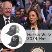 Harris Walz Hat Embroidered Baseball Campaign Hat For Men/Women P9B3