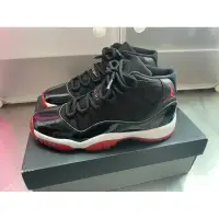 在飛比找蝦皮購物優惠-9.5新 jordan11代 黑紅