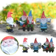 Garden Gnome Beer Gnome Sculpture Dwarf Art Statues Home Garden Ornament Gift AU