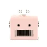 307 3W 5V Mini Robot Retro Wireless Bluetooth Speaker (Pink)