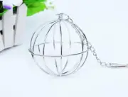 Pet Rabbit Food Ball Stainless Steel Feeder Plating Grass Rack Ball for