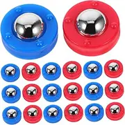 Abaodam 40Pcs Shuffleboard Game Supplies Sliding Pucks for Tabletop Play Durable Rolling Beads for Family Fun and Hand Eye Coordination
