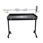 3 Skewer Cyprus Spit Roaster with Charcoal BBQ | Multi Skewer Rotisserie