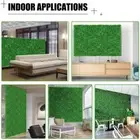 Artificial Privacy Fence Grass Panel Boxwood Mat Wall Hedge Decor F7W6