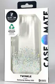 Case-Mate Twinkle Series Luxury Hard Case For Samsung Galaxy S22 - Diamond Ombre