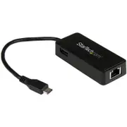 StarTech.com USB-C to Ethernet Gigabit Adapter - Thunderbolt 3 Compatible - USB Type C Network Adapter