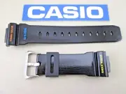 Genuine Casio G-Shock G-Lide GWX-5600 black resin rubber watch band strap