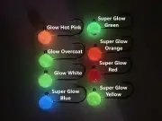 3/8oz Custom GLOW! Round Ball No Collar Jig Heads! Handpoured in WI! 10-Packs