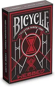 Bicycle Playing Cards Webbed Design | Limited Edition Deck with a Spider Theme