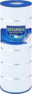 Cryspool® 08032 Filter Compatible with UHD-SR100, Flo WC108-58S2X, 100TX, 100TXR, T-100TX, T-100TXR, Posi-Flo II PTM100, PSR100, FC-2550, 102 Sq. Ft Pool Filter Cartridge, 1 Pack