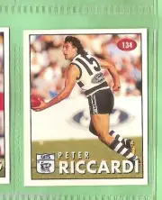 1996 AFL SELECT STICKER #134 PETER RICCARDI, GEELONG CATS
