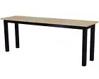 Steel work bench table 2400 x 600mm, direct from our Melbourne factory