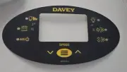Overlay Decal For Davey Spa Quip SpaPower SP800 Touchpad Oval
