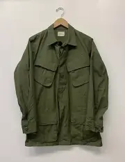 NOS Jungle Fatigue Shirt / Rip-Stop, Size Small / Regular, US Army. S-81