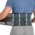 Unisex Waist Trainer Brace for Lower Back Pain Relif Lumbar Support Belt Band AU