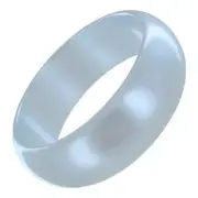 Vintage West Germany Wide Light Blue Pearl Bangle Bracelet Ladies Standard Size