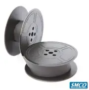 SILVER REED SR500 TYPEWRITER RIBBON BLACK INK Twin Spool WITH EYELETS BY SMCO