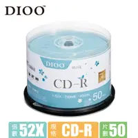 在飛比找PChome24h購物優惠-DIOO 櫻花版 52X CD-R 50片桶