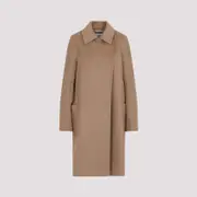 [Max Mara] Max Mara-Beige Arcella Camel Coat-Donna 40 IT