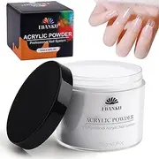 Kalolary Clear Acrylic Powder, 120g/4.23oz Acrylic Powder Large Capacity Professional Acrylic Nail Powder for Nail Acrylic Extension, Nail Carving, Long-Lasting, No Nail Lamp Needed
