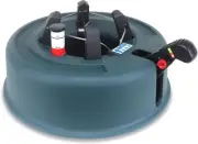 Christmas Tree Stand With Water Reservoir and Fast Clamp - Fits 6ft Tree with 5"