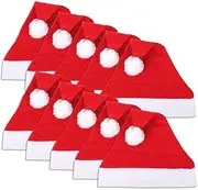 Pack of 10 Christmas Hats Santa Hat Santa Claus Hat Christmas