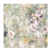 Artey | Flower Shower Light - Stretched Canvas - Stretched Canvas - 120 x 120cm