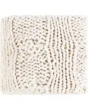 Surya Denton Ivory Throw