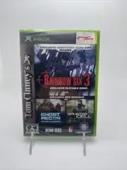 SEALED Microsoft Xbox Tom Clancy Rainbow Six 3 Companion Demo Disc DLC- See Desc