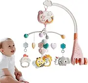 Babies Mobile for Bassinet - Remote Control Babies Crib Toy Bassinet Mobile | Funny Babies Bassinet Toy Babies Girl Mobile for Toddler Boys Girls