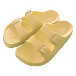 HOLA 兒童室內舒適拖鞋黃16