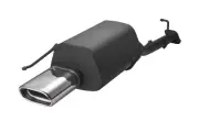 muffler for Honda Prelude IV Generation 2.3i 118kW 1991-1996 Single Tip 167x60mm