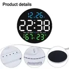 Remote Controlled LED Clock for For home Decor with Calendar and Temp Display