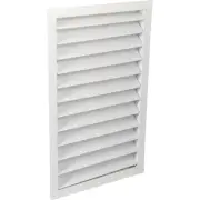 AirVent 14" x 24" Rectangular White Gable Attic Vent 81232 Pack of 6 AirVent