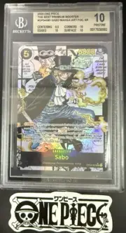 BGS 10 One Piece OP04-083 SR* Sabo Manga Art - English - PRB01 The Best