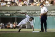 Mark Belanger Baltimore Orioles in action at a Major League Baseb- 1974 Photo 2