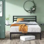 Zinus Metal Bed Frame & Wood slats – Sturdy & Reliable Support