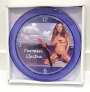 Carmen Electra 7" Purple novelty wall/desk clock Brand New
