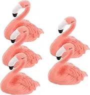 Minkissy Nail Drill Holder Polish Stand Resin Flamingo Nail Practice Stand for Painting Perfect for Beginners