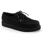 SHOES INSTYLE 美國 DEMONIA 原廠正品代購英式龐克歌德麂皮平底鞋 有大尺碼『黑色』