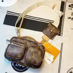 二手精品 LV UTILITY CROSSBODY BAG 多功能肩背包 斜背包 三合一 M80446 實拍+實拍